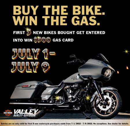 Buy The Bike. Win The Gas.