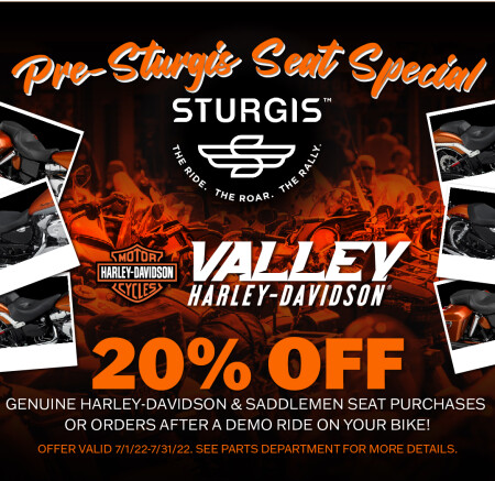 PRE-STURGIS SEAT SPECIAL