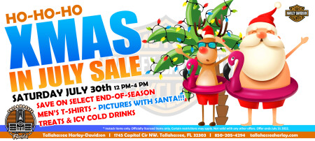 Xmas In July Sale Tallahassee Harley-Davidson