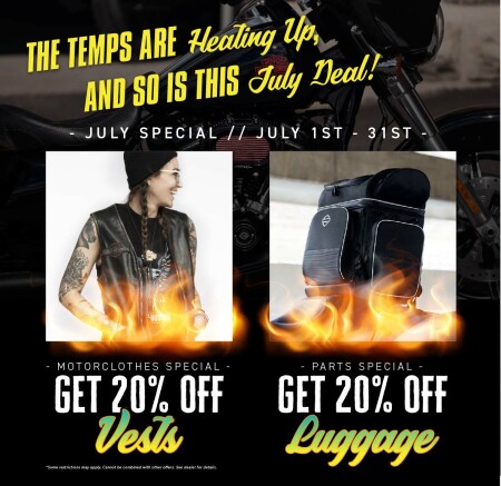 JULY ITEMS OF THE MONTH!