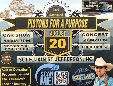 1st Pistons For A Cause benefiting our friend Chris Kearley's Cancer Journey