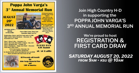 Poppa John Varga's 3rd Annual Memorial Run - Registration & First Pull