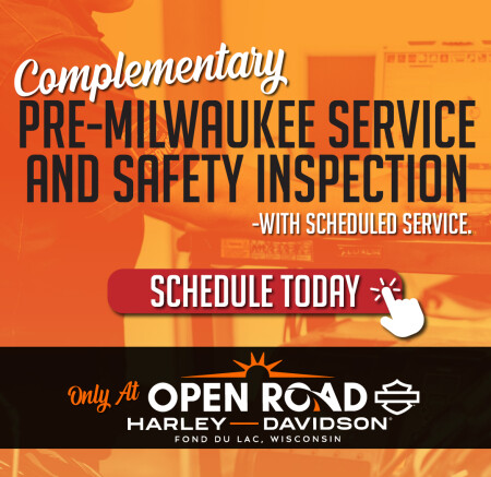 Complementary Pre-Milwaukee Service and Safety Inspection