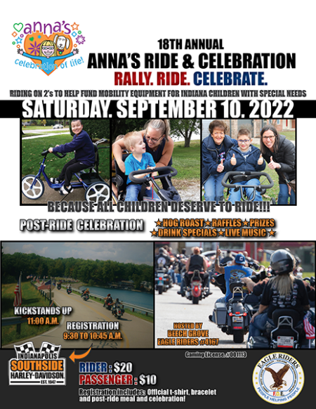 18th Annual Anna's Ride & Celebration Starts Here