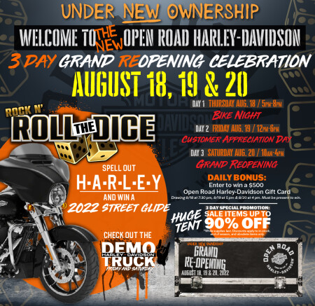 3 DAY GRAND REOPENING CELEBRATION
