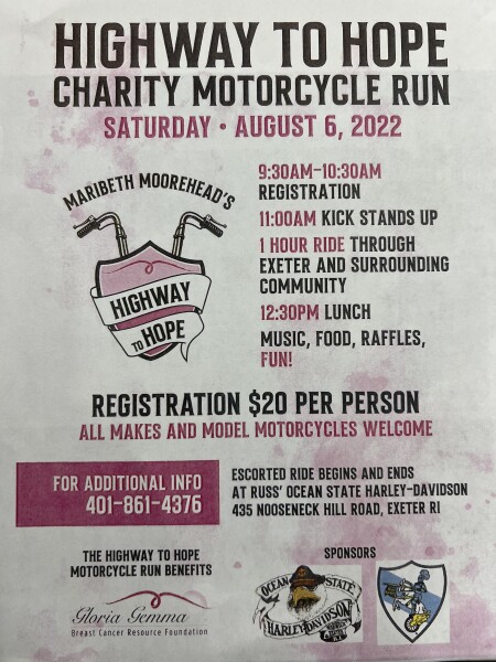 Highway to Hope Charity Motorcycle Run