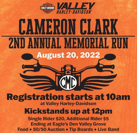 Cameron Clark 2nd Annual Memorial Run