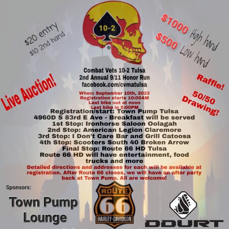 Combat Vets 10-2 9/11 Honor Run 2022