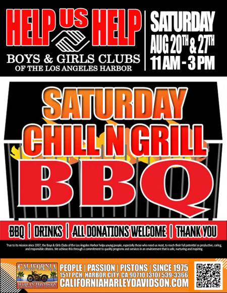 Chill N Grill Boys & Girls Club 8/20 & 8/27