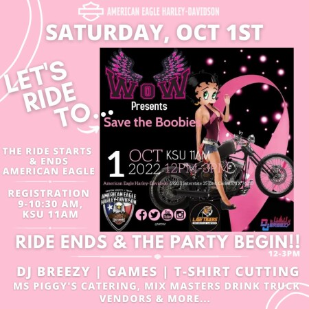 Let's Ride w/WOW & Saves The Boobies