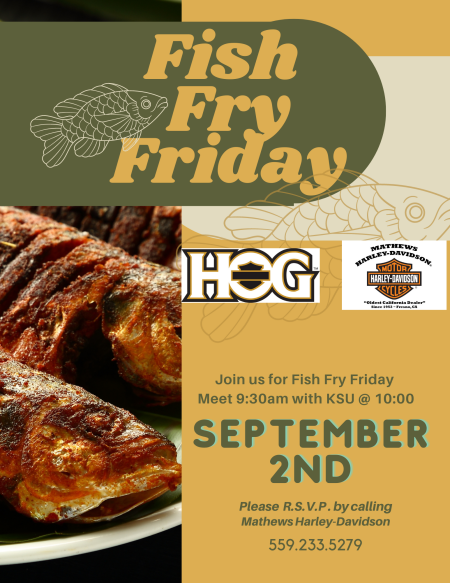 FISH FRY FRIDAY RIDE