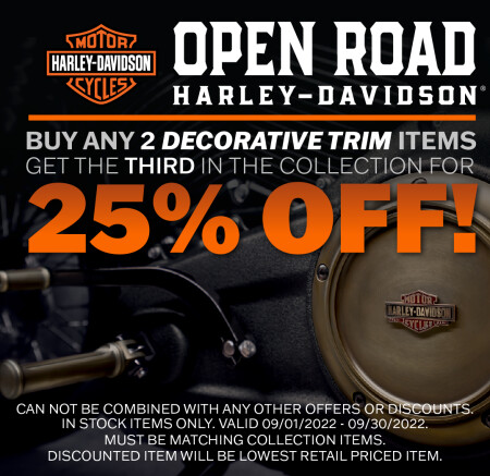 September Parts Promo