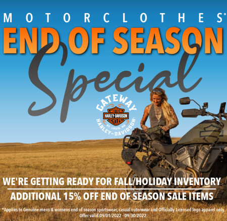 Gateway Harley-Davidson September Motorchlothes Promo