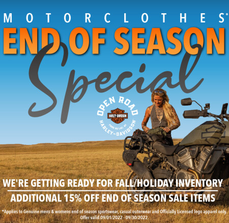 September Motorclothes Promo