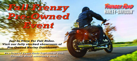 September Fall Frenzy Pre-Owned Event