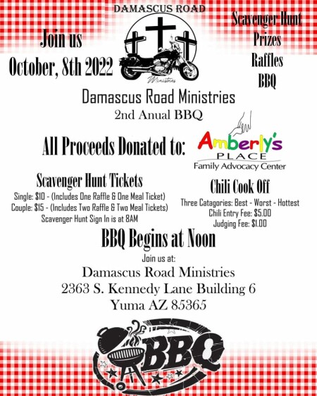Damascus Road Ministries 2nd Annual BBQ