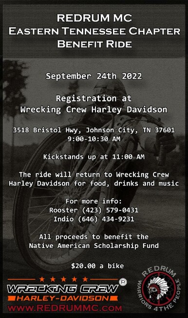 Harvest Festival Event - RedRum MC Benefit Chapter Ride