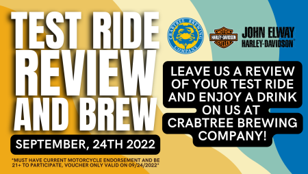 Test Ride, Review and Brew
