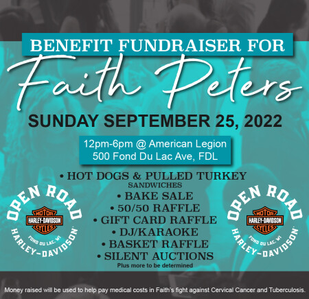 Benefit Fundraiser for Faith Peters