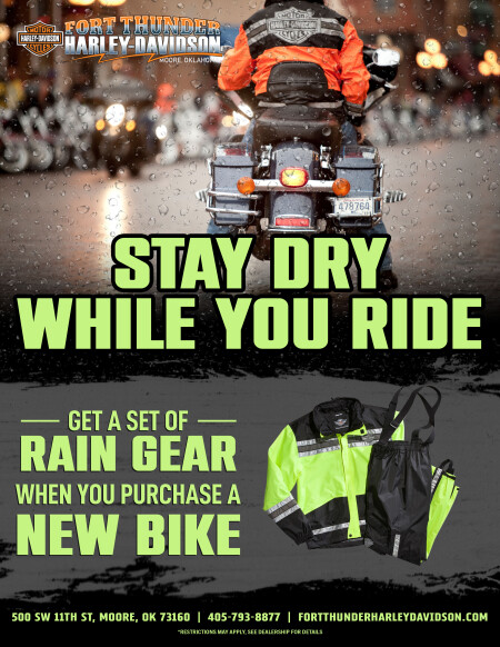 Stay Dry While You Ride
