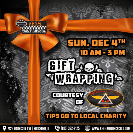 Gift Wrapping with Widows Sons Ladies