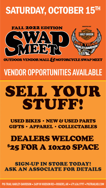 2022 Fall Motorcycle Swap Meet