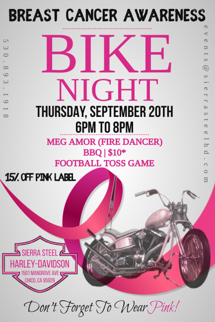 Breast Cancer Awareness Bike Night