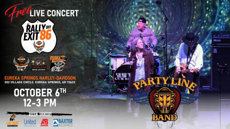 Destination Eureka Springs Thursday Live Music - Party Line Band