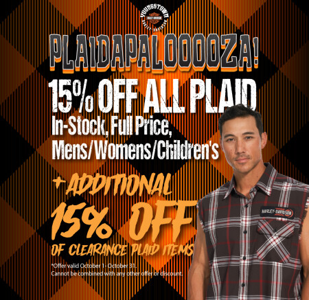 15% Off All Plaid!