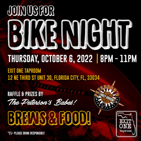 Bike Night @ Exit One Taproom!