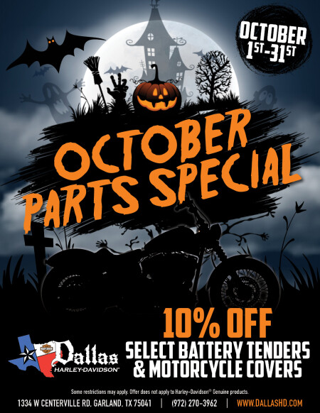 October Parts Special