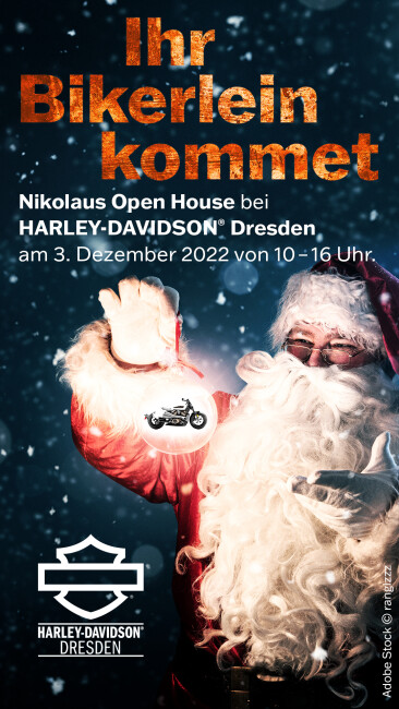 Nikolaus OPEN HOUSE bei HARLEY-DAVIDSON Dresden