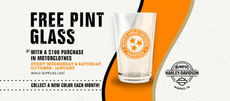 Free Bumpus Tri-Star Pint Glass