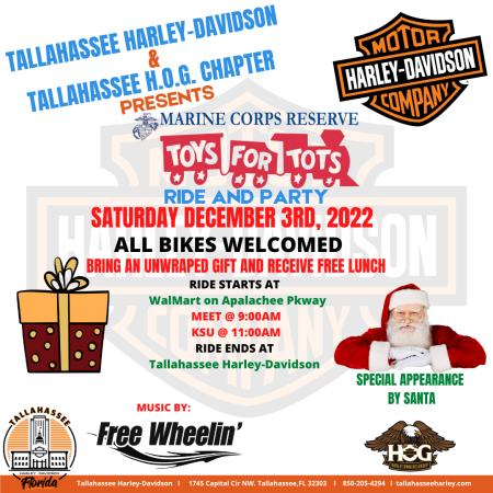 Toys For Tots Ride & Party