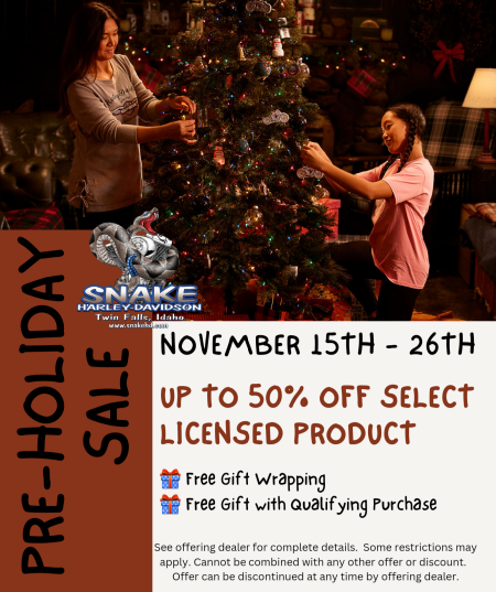 Pre-Holiday Sale