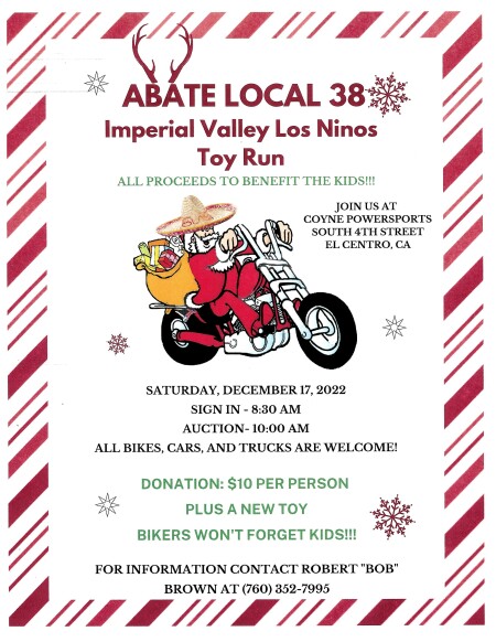 Imperial Valley Los Ninos Toy Run (El Centro, CA)
