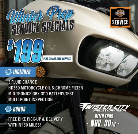 Winter Service Prep Special