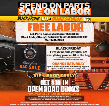 Black Friday & Orange Saturday