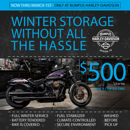 Winter Storage Special