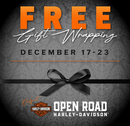 Free Gift Wrapping at Open Road Harley-Davidson®