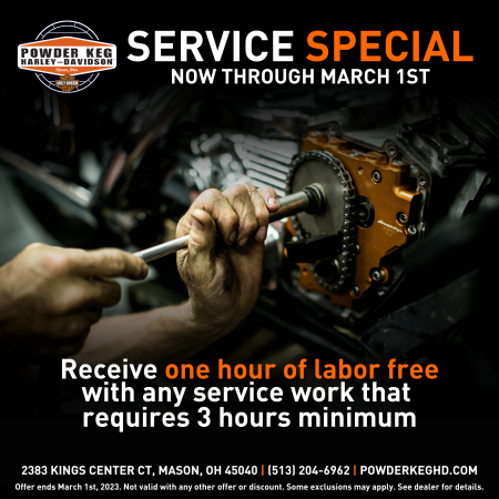 Service Special | Now Through March 1st