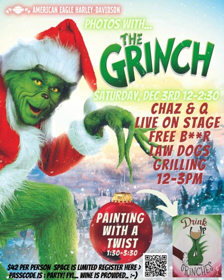 Photo's W/The Grinch & Painting With A Twist
