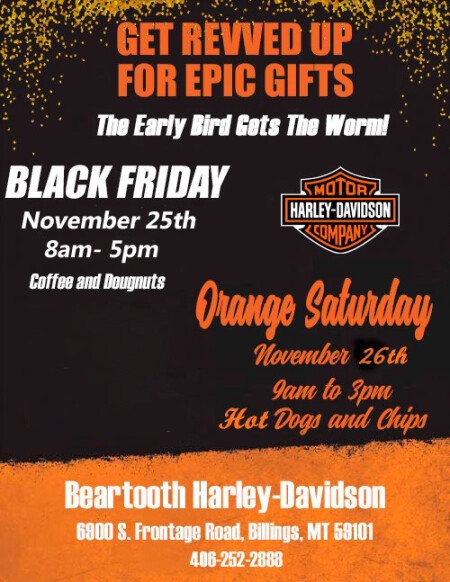 Black Friday and Orange Saturday