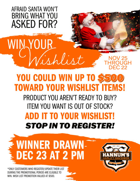 Win your wishlist!
