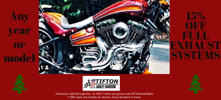 15% off Exhaust Systems