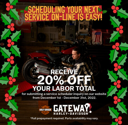 Receive 20% off labor by submitting a service scheduler!