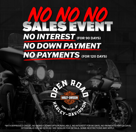 No Interest, No Down Payments, No Payments!