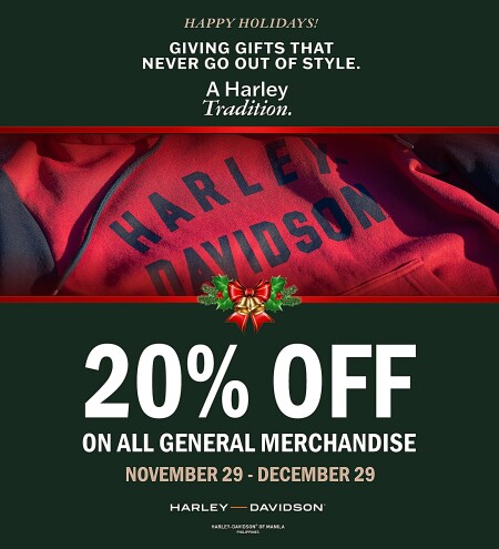 Take 20% off on all general merchandise from today until December 29, 2022.😃🎄