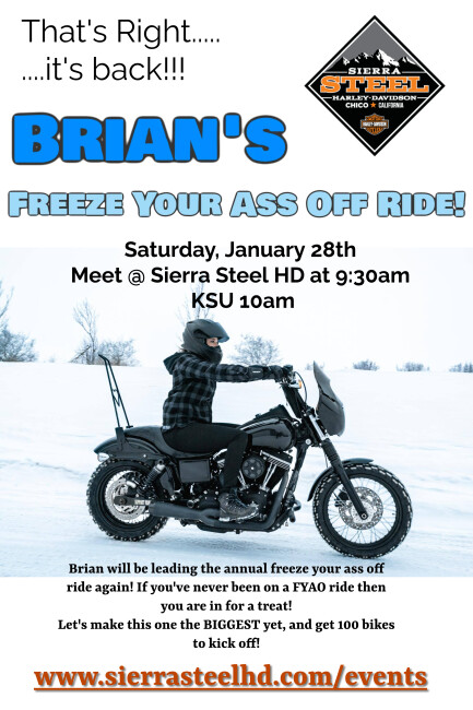 Brian's Annual Freeze Your Ass Off Ride