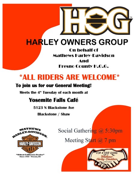 H.O.G General Meeting